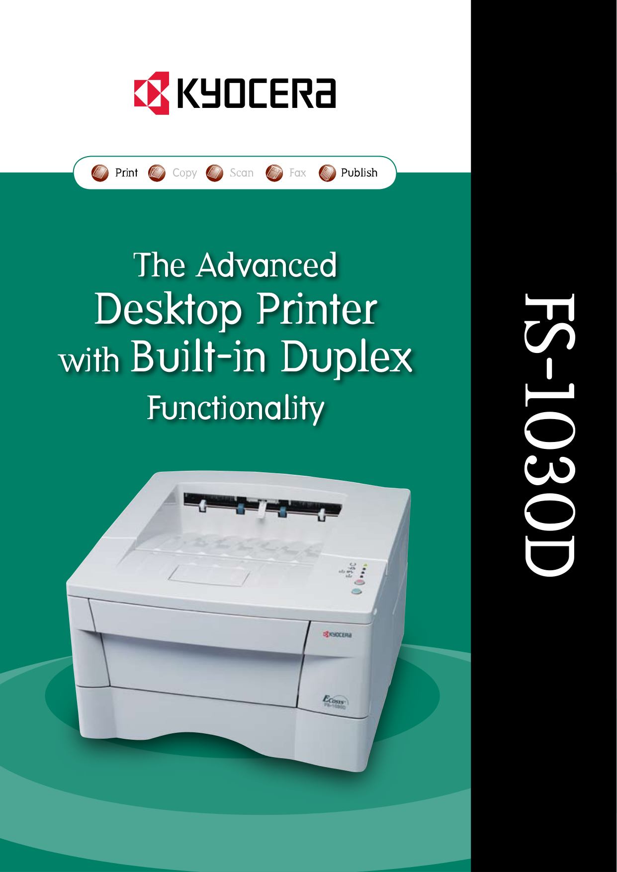 pdf for Kyocera Printer FS-1030D manual