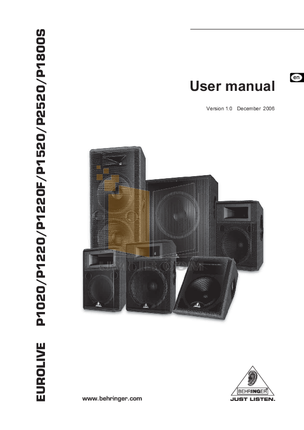 behringer eurolive e1520