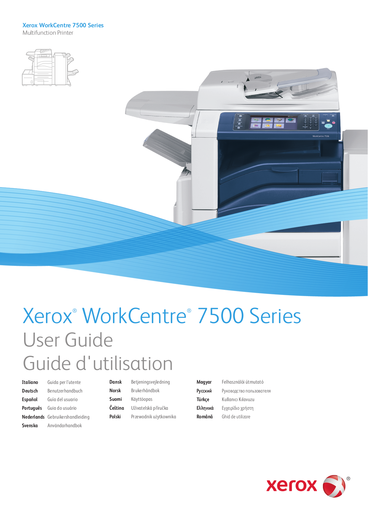 pdf for Xerox Multifunction Printer WorkCentre 7655 manual