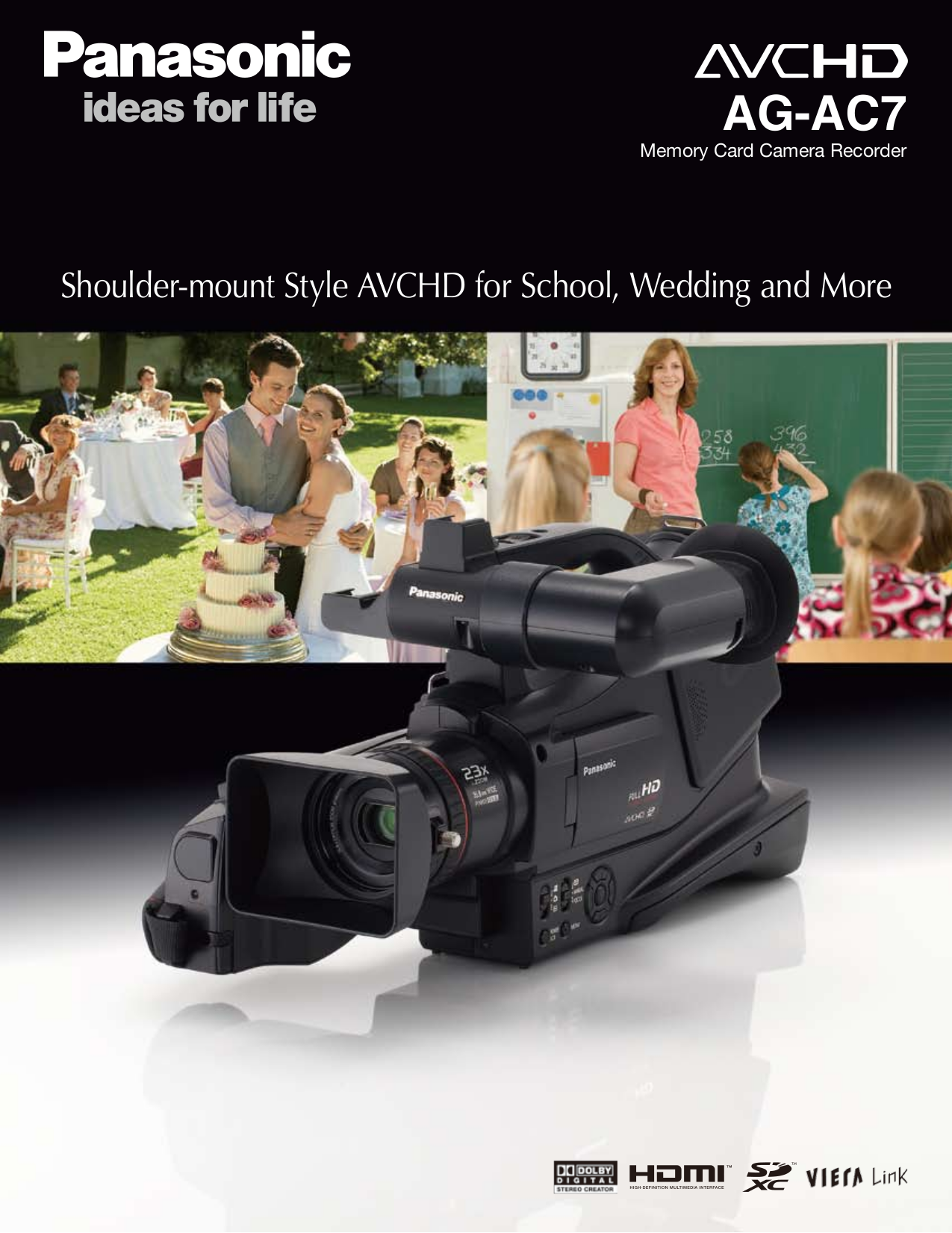pdf for Panasonic Camcorders AG-AC7 manual