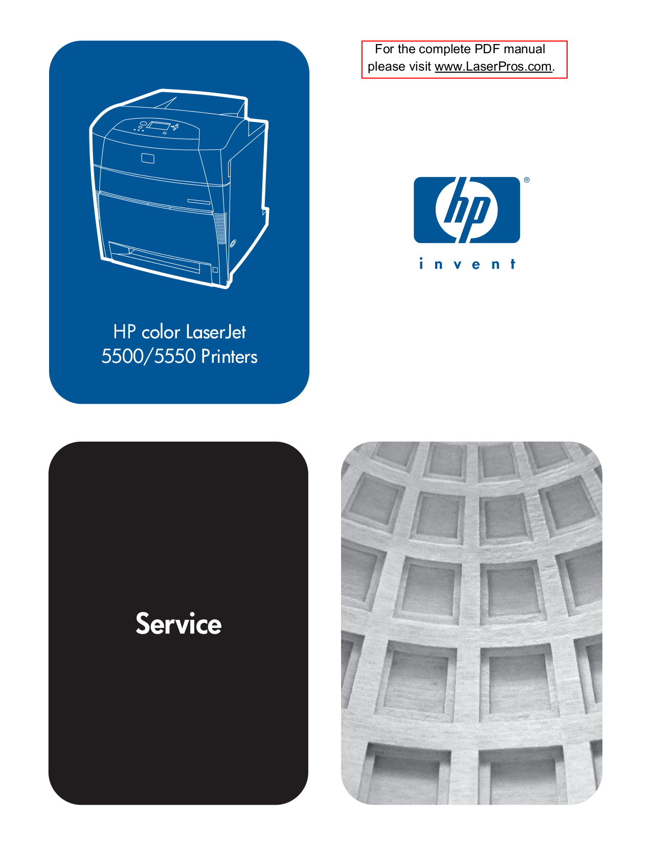 pdf for HP Printer Laserjet,Color Laserjet 5550n manual