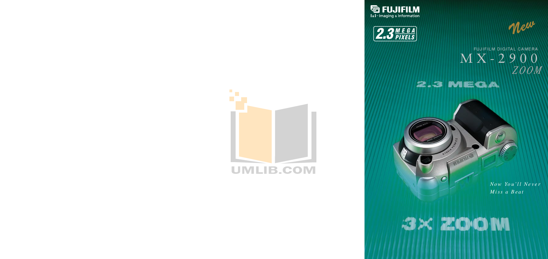 pdf for FujiFilm Digital Camera MX-2900 manual