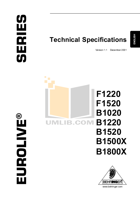 behringer eurolive b1020