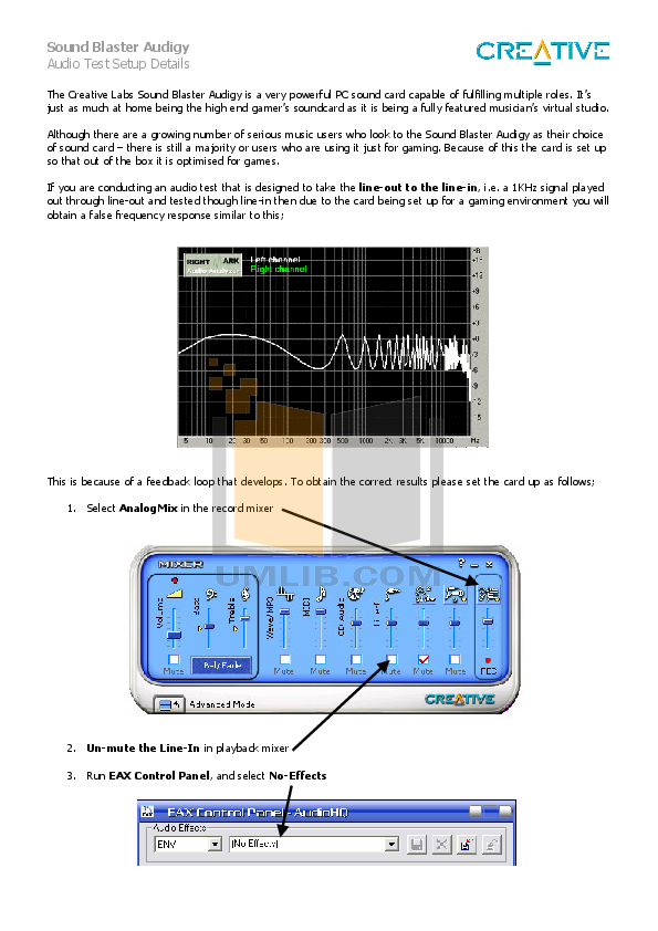 Audigy 2 Sound Card Manual