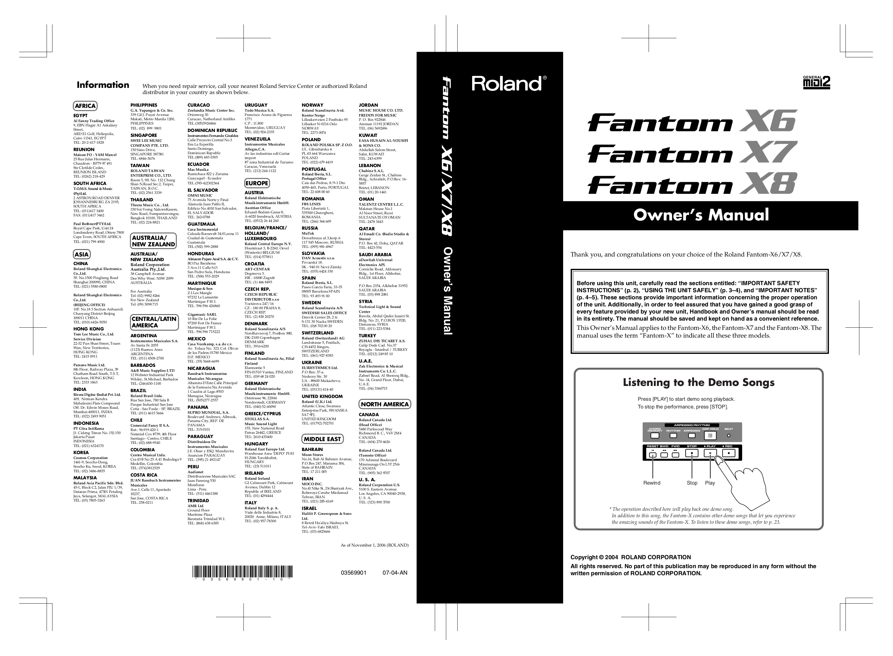 FANTOM X7 MANUAL PDF
