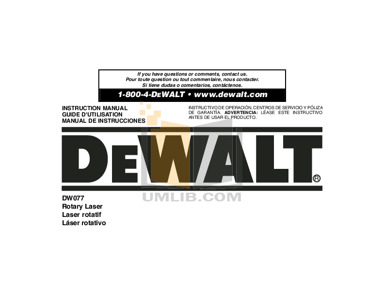 Dewalt Dw788 Manual Pdf