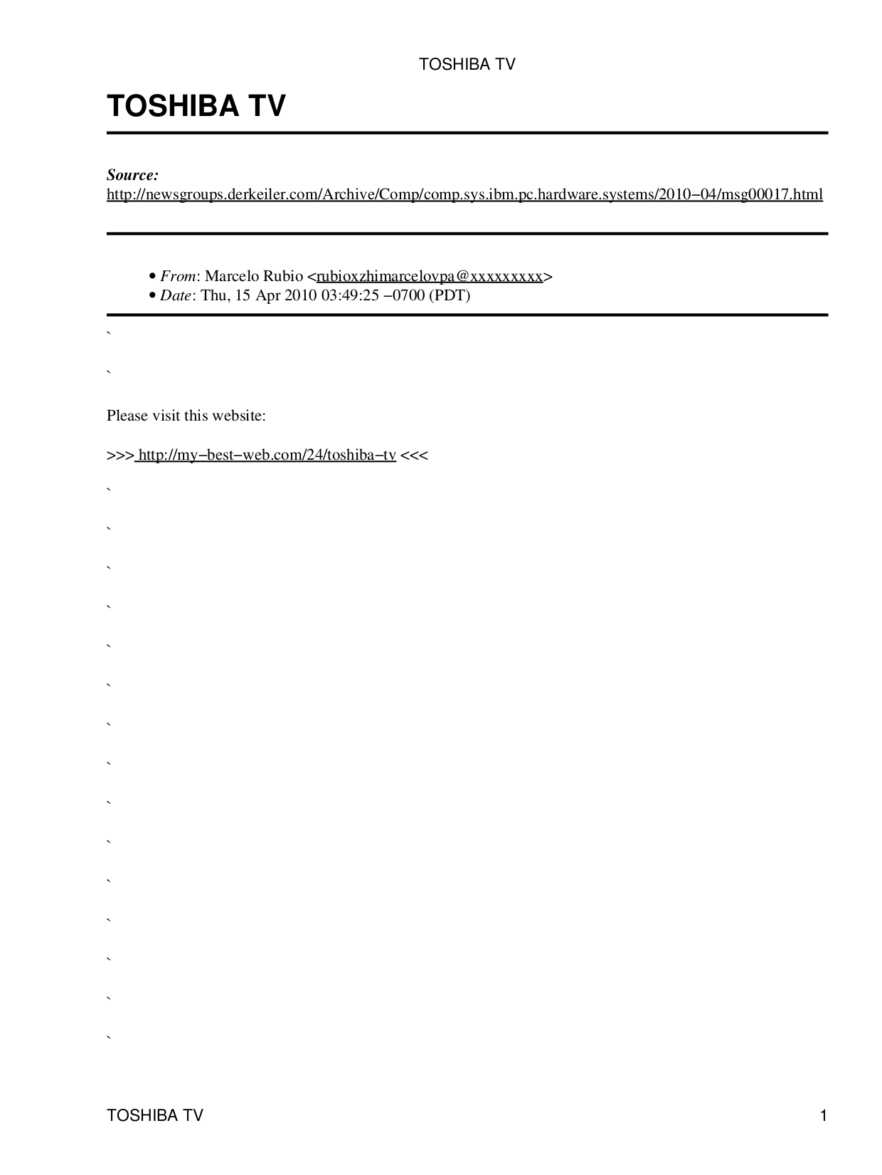 pdf for Toshiba TV Regza 46RV530U manual
