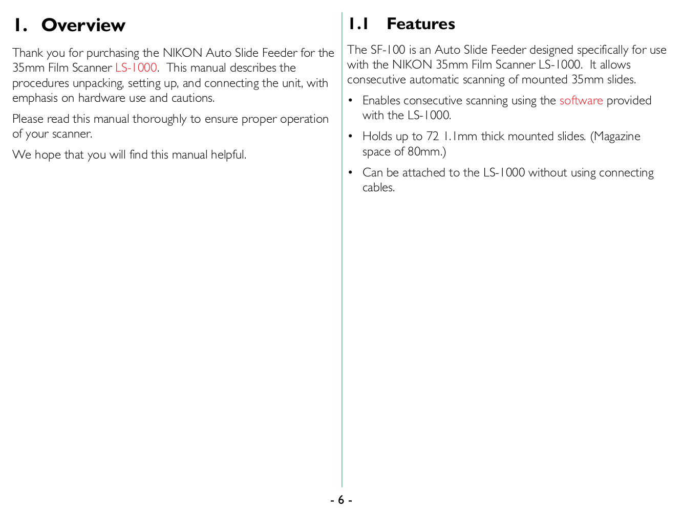 Pdf Manual For Nikon Other Sf 210 Camera Slide Feeder Adapter