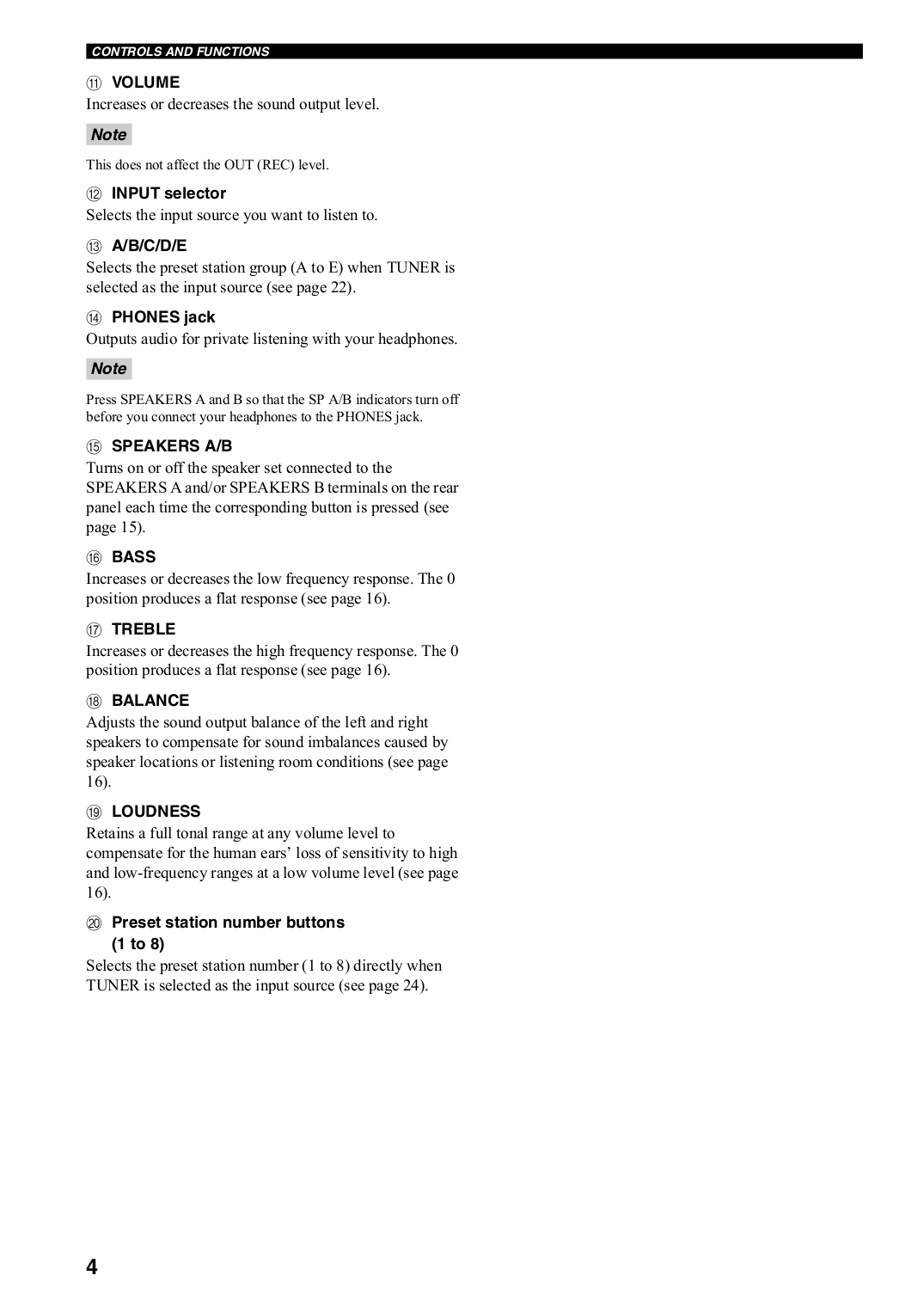 ... Yamaha Receiver RX-497 pdf page preview