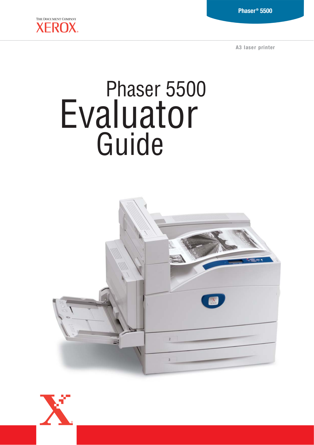 Инструкция принтера xerox phaser 5500