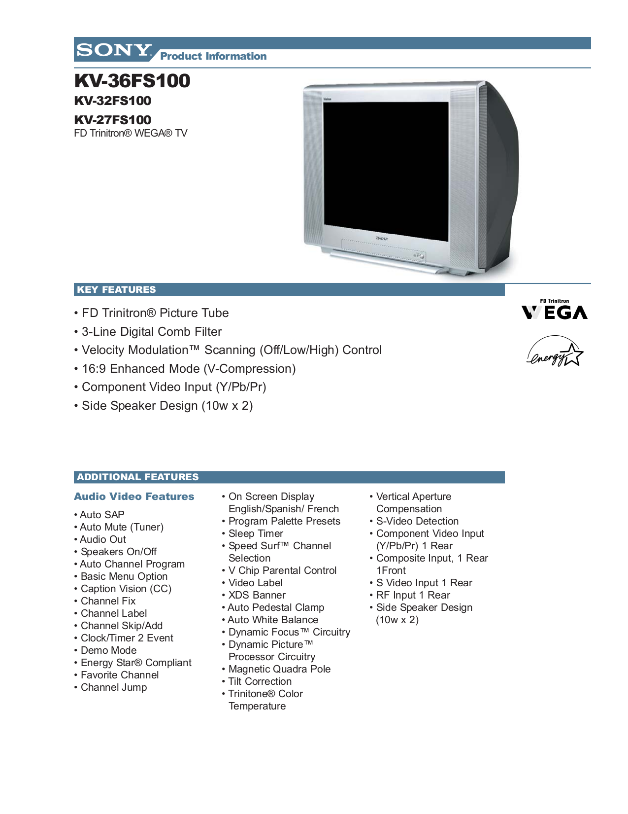 Manual Tv Sony Kv-m1400e