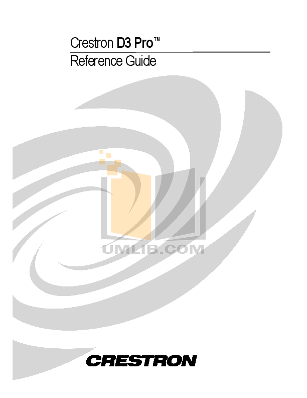 Crestron D3 Software