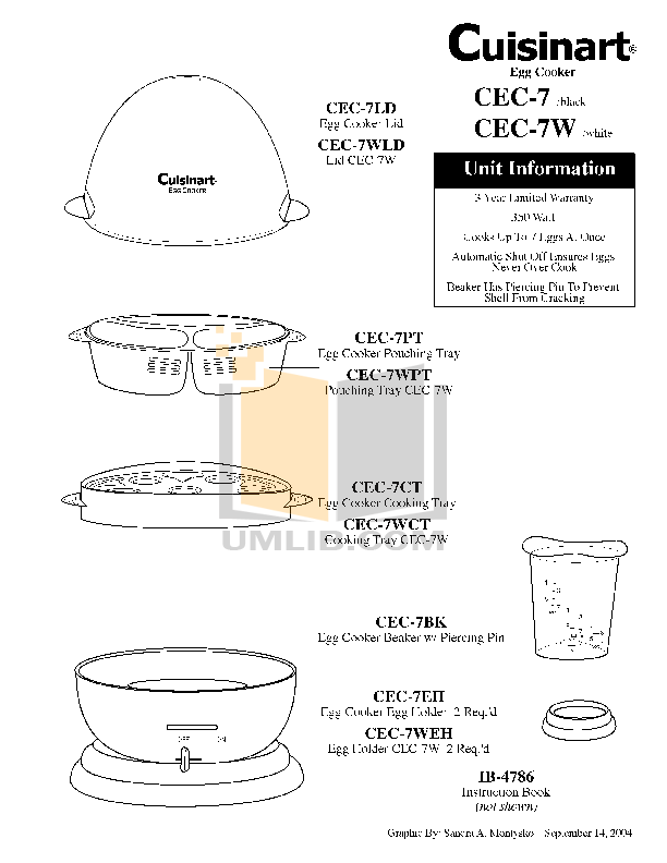 egg cooker manual