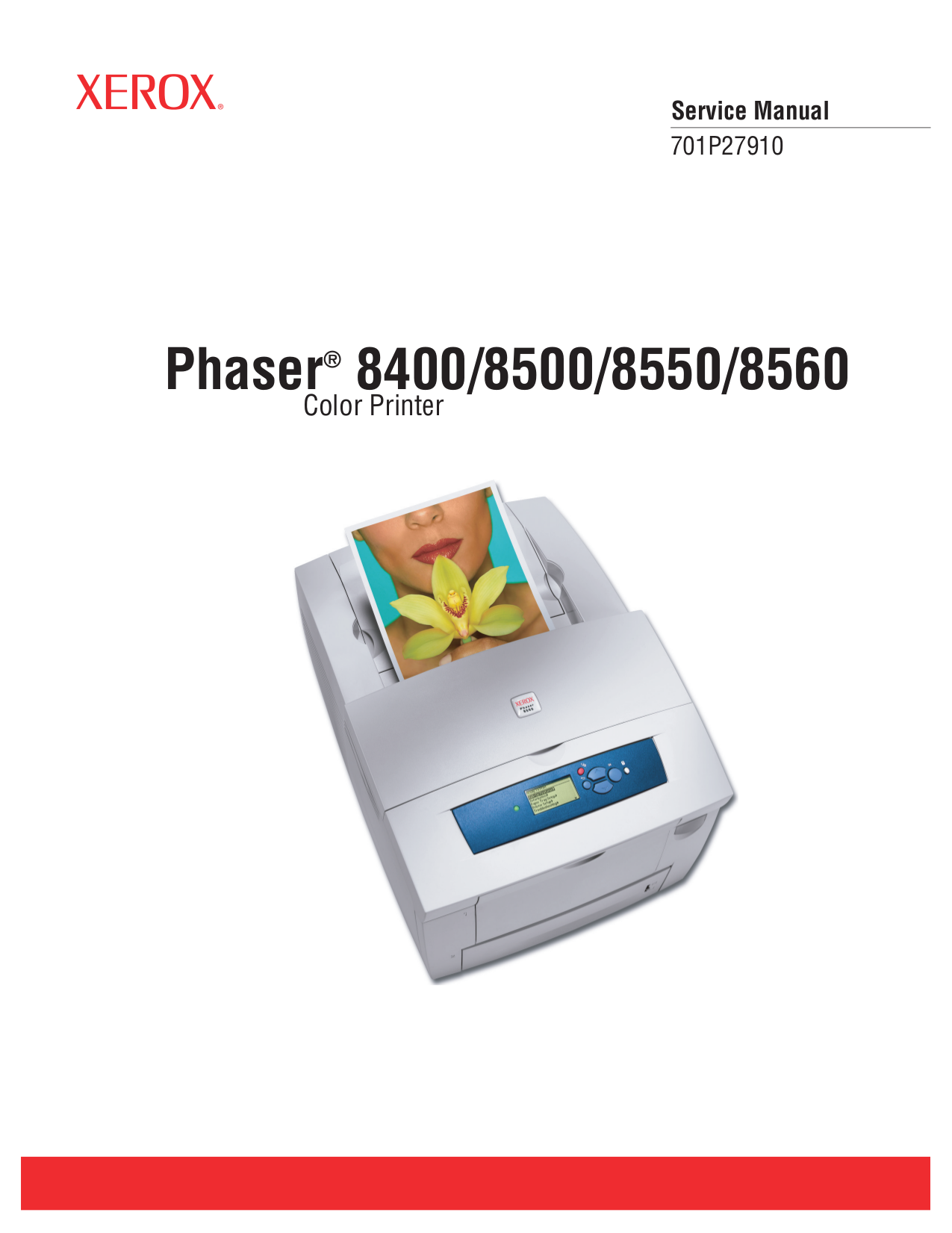 pdf for Xerox Printer 8850 manual