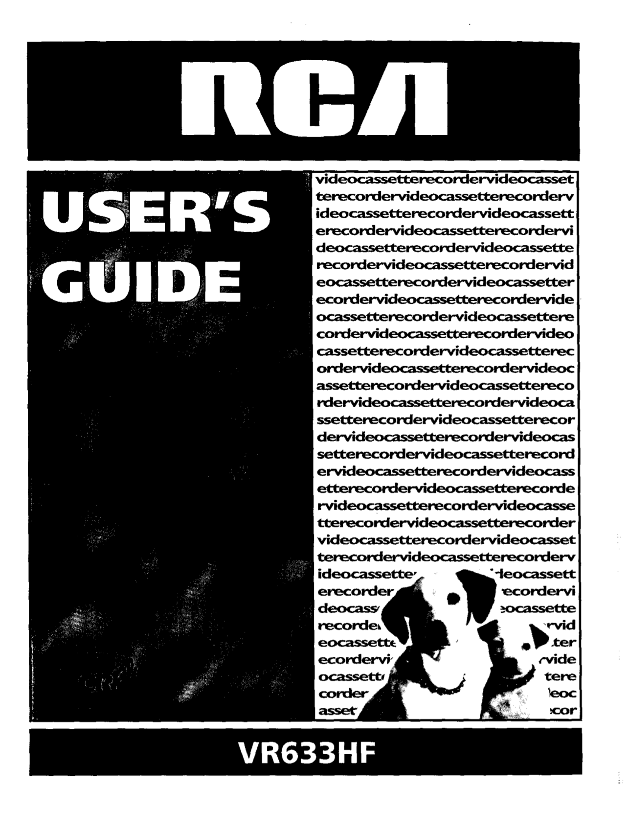 Download free pdf for RCA VR633HF VCR manual