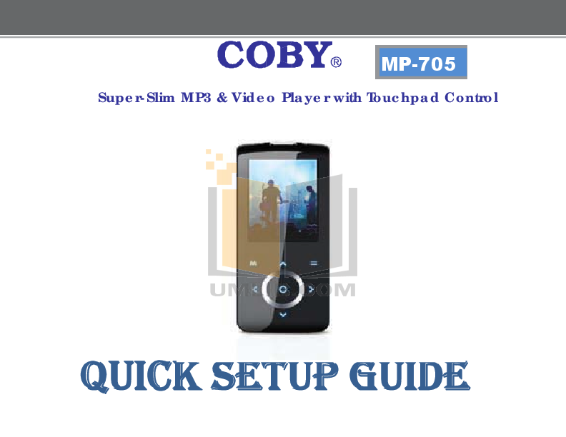 coby mp3 player drivers