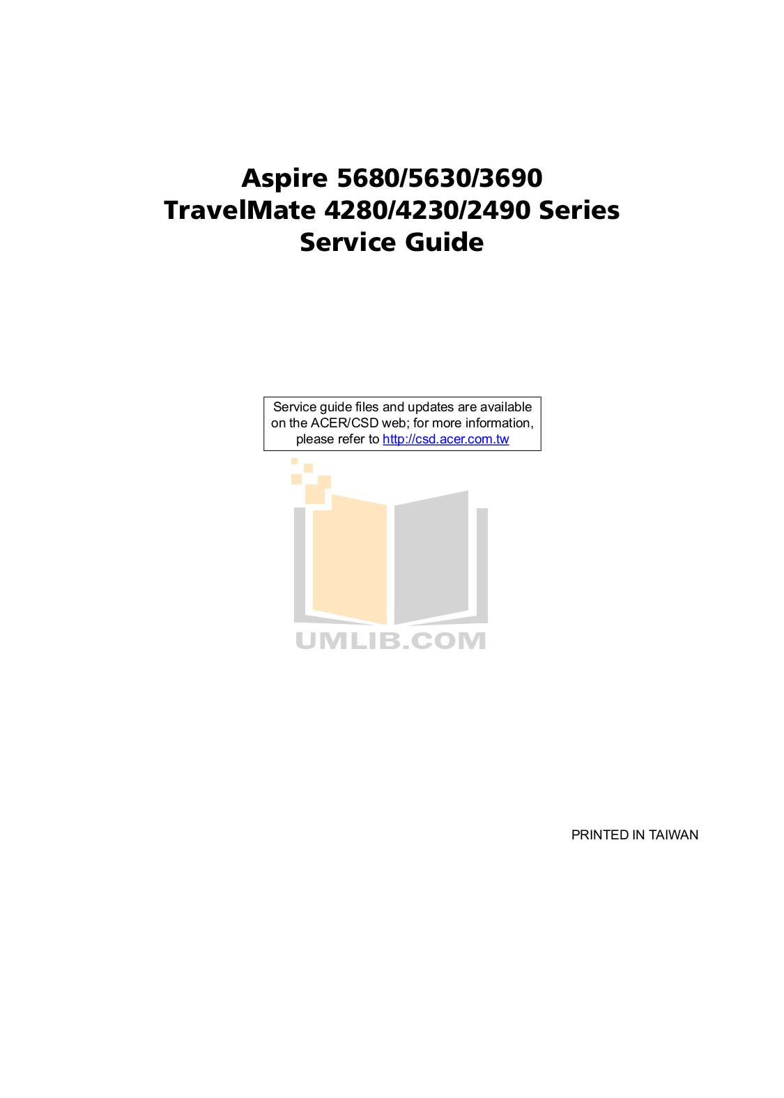 pdf for Acer Laptop Extensa 4230 manual