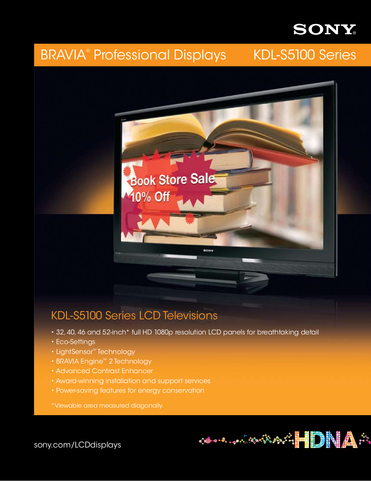 pdf for Sony TV BRAVIA KDL-52S5100 manual