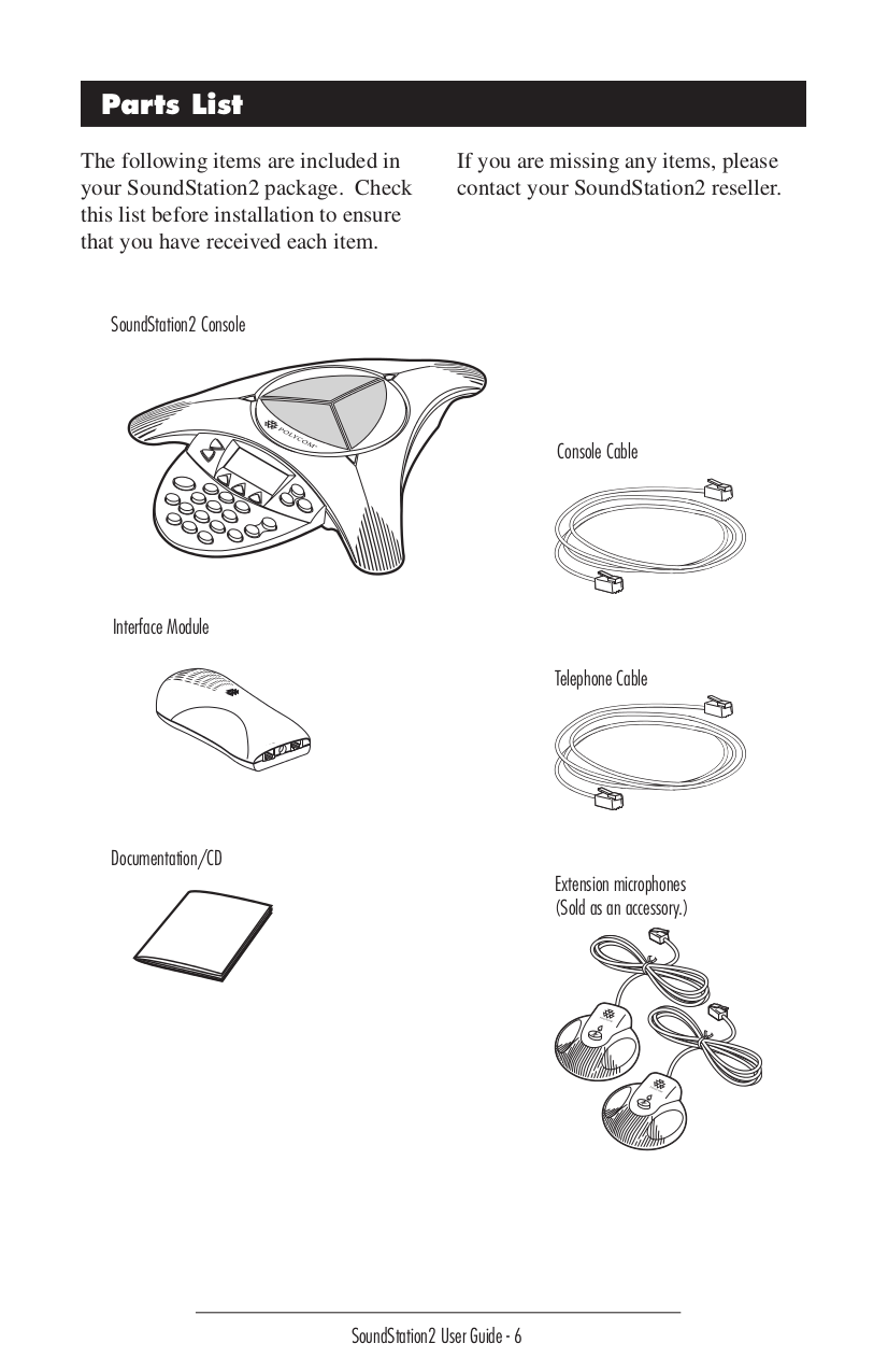 ... Polycom Telephone SoundStation 2 pdf page preview ...