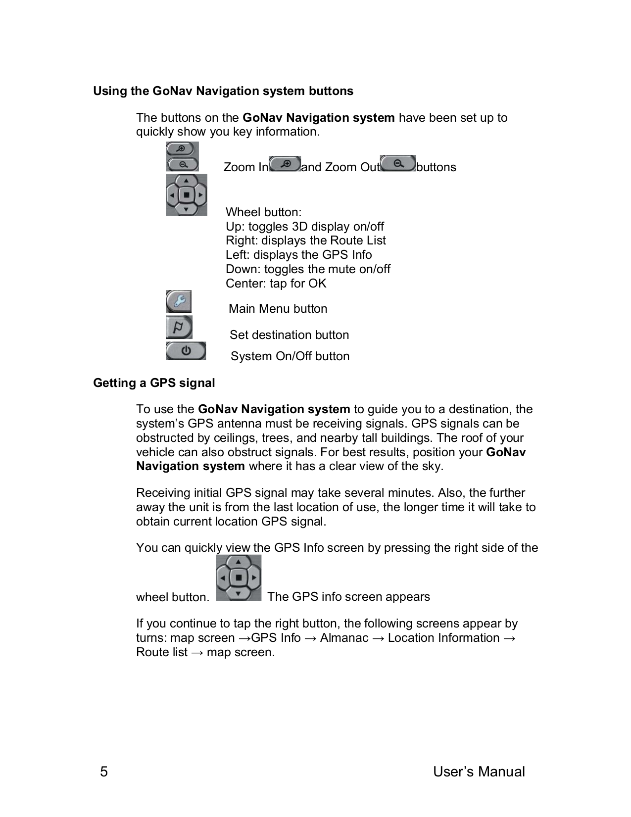 intellinav user manual
