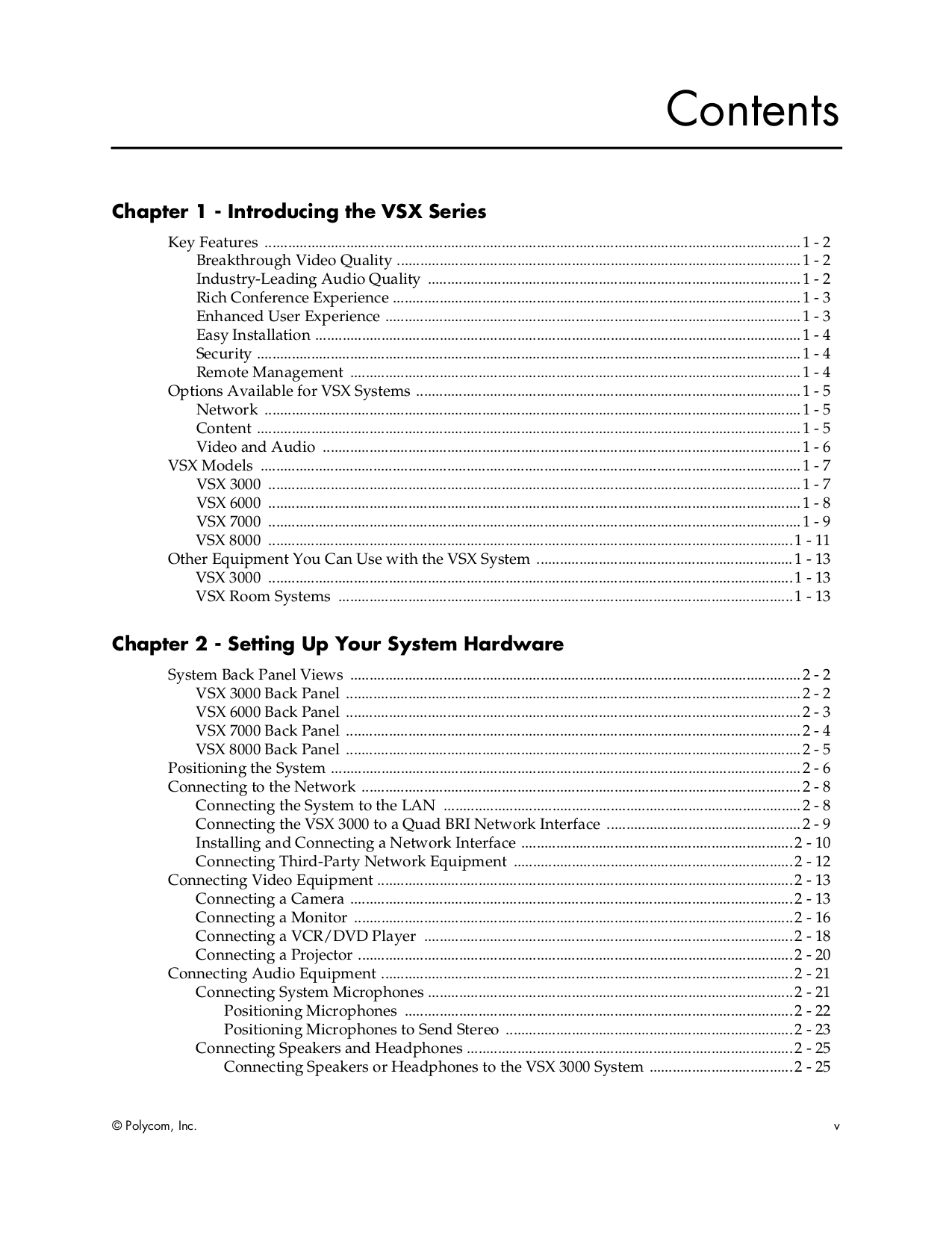 ... Polycom Telephone VSX7000 pdf page preview ...
