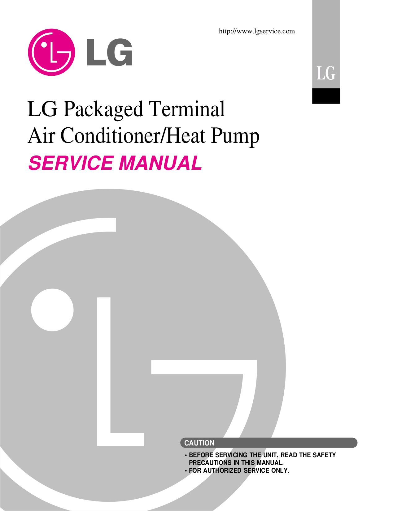 pdf for LG Air Conditioner LP070CED1 manual