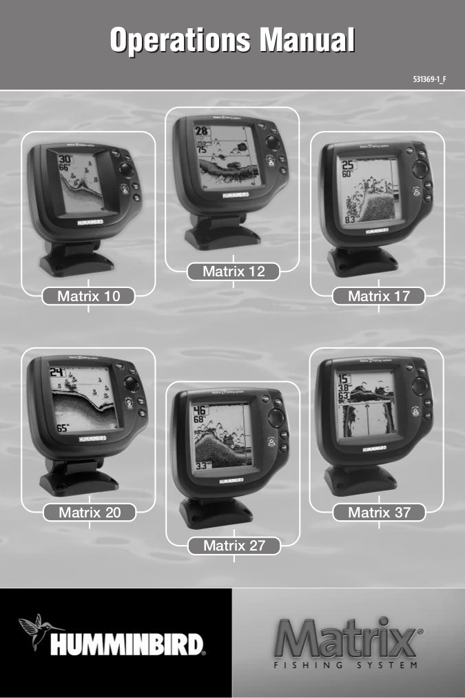 Русская инструкция для humminbird 561 Русская инструкция для humminbird 561
