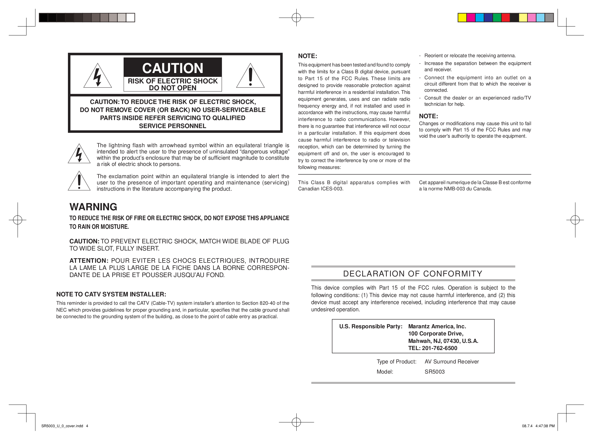 ... Array - pdf manual for marantz receiver sr5003 rh umlib com