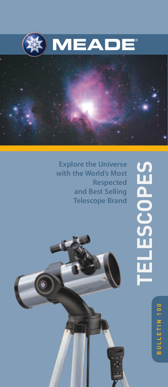 Download free pdf for Meade DS-70 Telescope manual