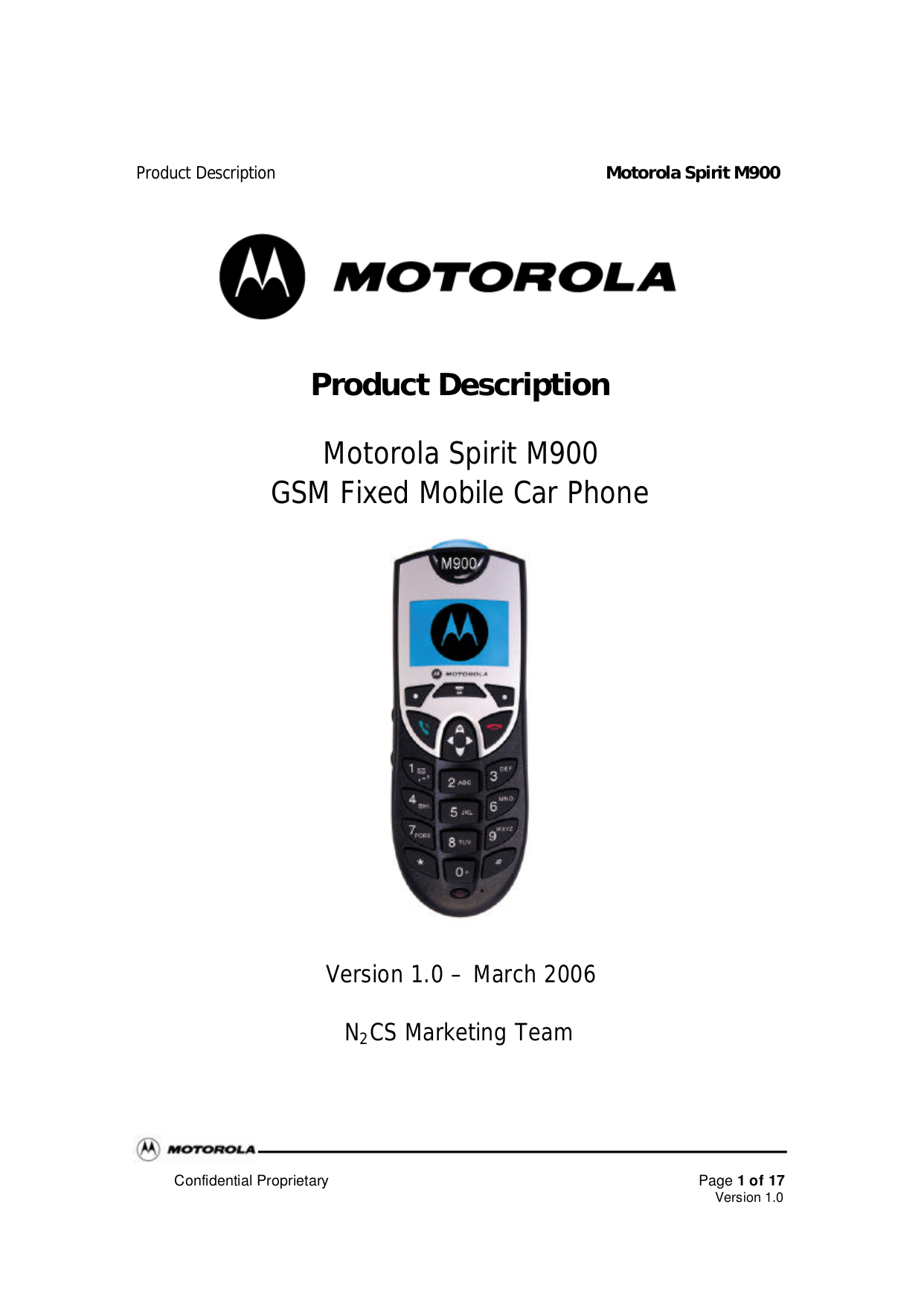 pdf for Motorola Cell Phone M900 manual