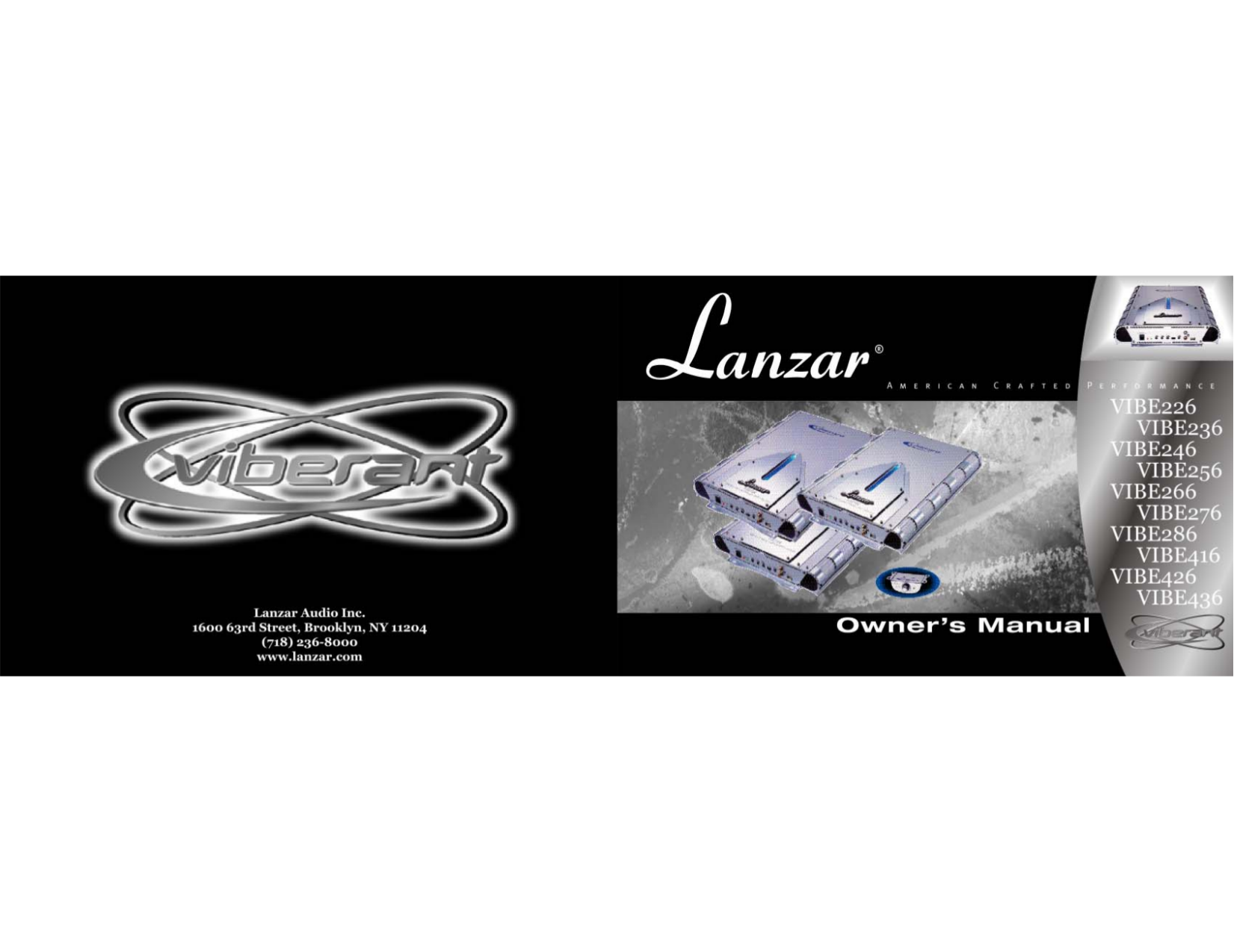 pdf for Lanzar Car Amplifier VIBE266 manual