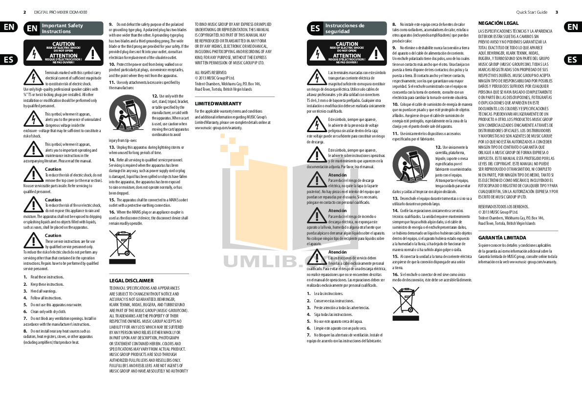 Behringer Ddm4000 Service Manual