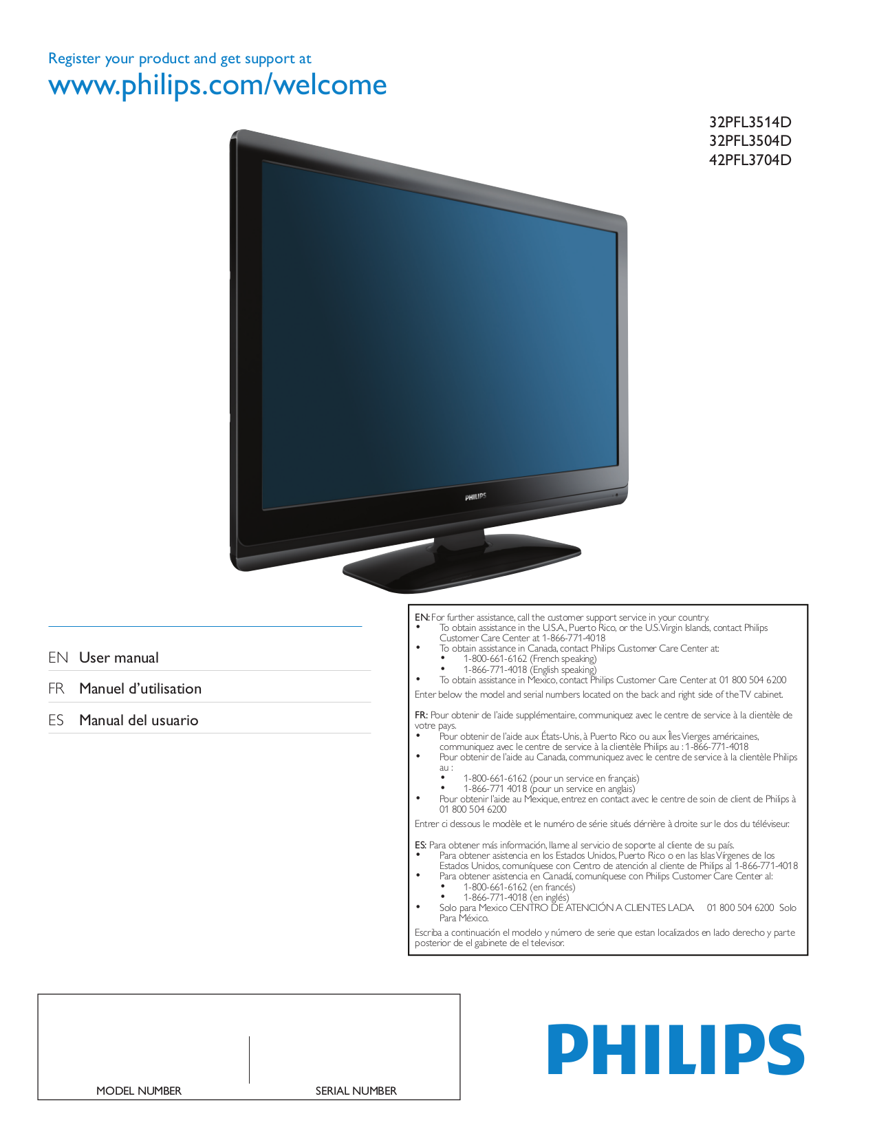 download free pdf for philips 32pfl3504d tv manual rh umlib com Philips TV  Instruction Manual Philips HDTV Manual