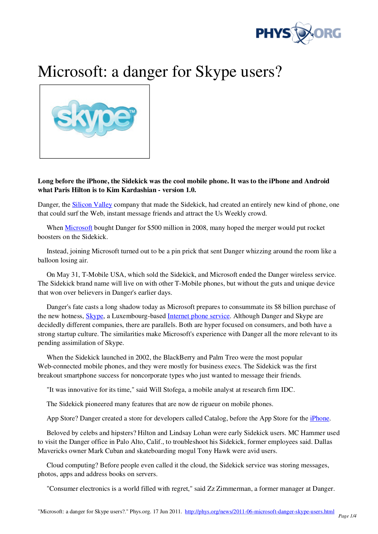 pdf for T-Mobile Cell Phone Sidekick manual