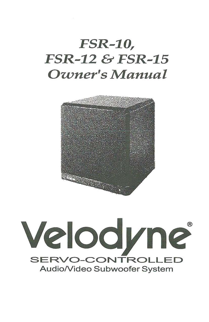 Download Free Pdf For Velodyne Fsr