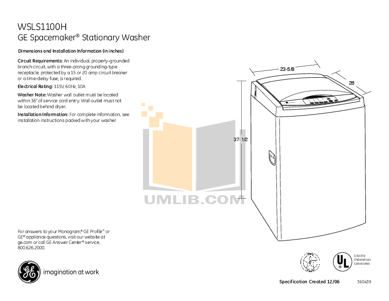 PDF ELECTRIC DRYER INSTALLATION INSTRUCTIONS