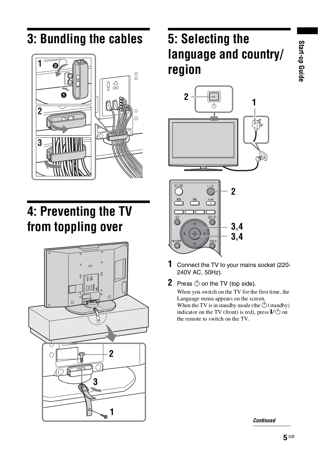 PDF Manual For Sony TV BRAVIA KDL-32S2020