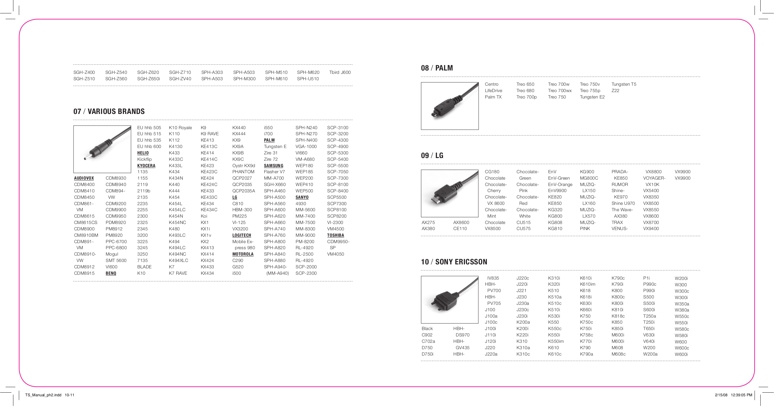 ... Kyocera Cell Phone Soho KX1 pdf page preview ...