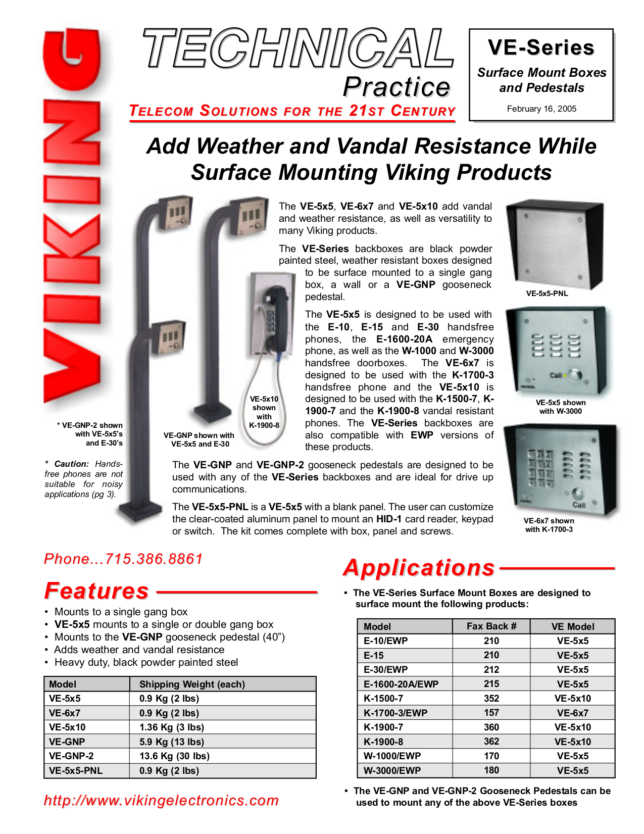 Download free pdf for Viking K19008EWP Telephone manual