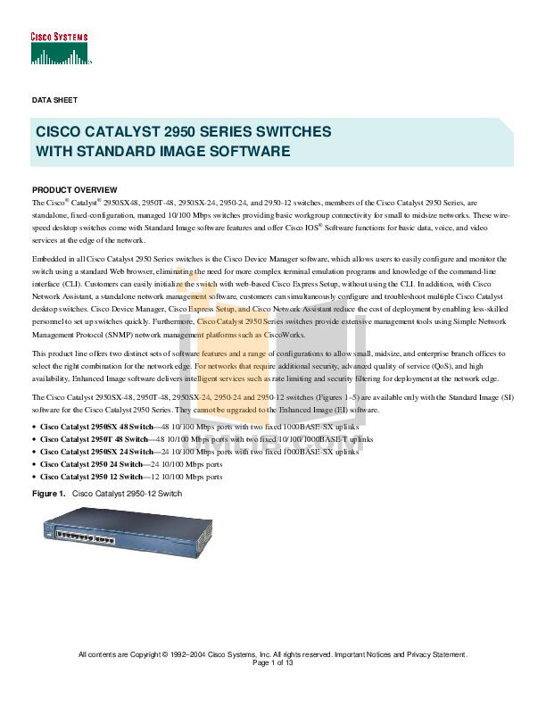 catalyst 2950 manual Manual cisco 2950.