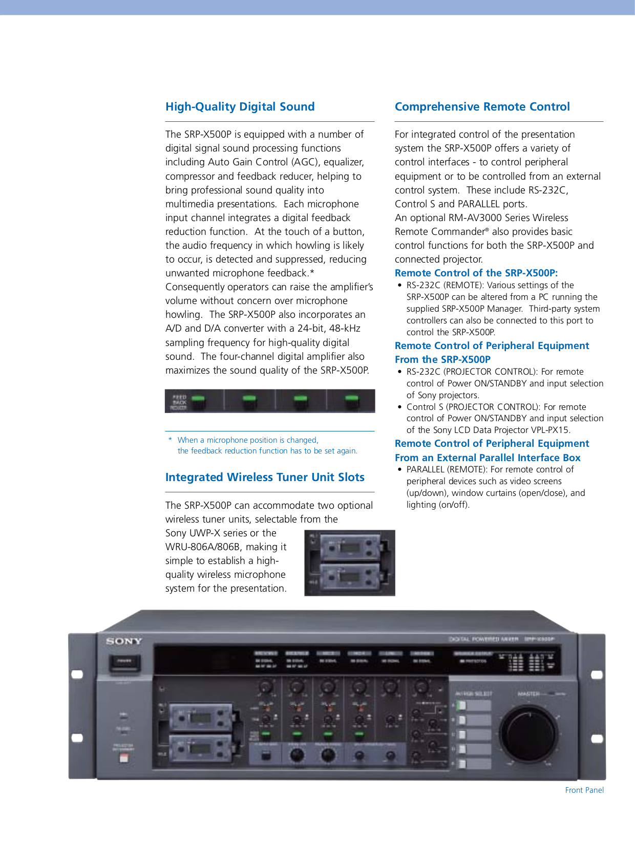 ... Sony Remote Control RM-AV3000 pdf page preview ...
