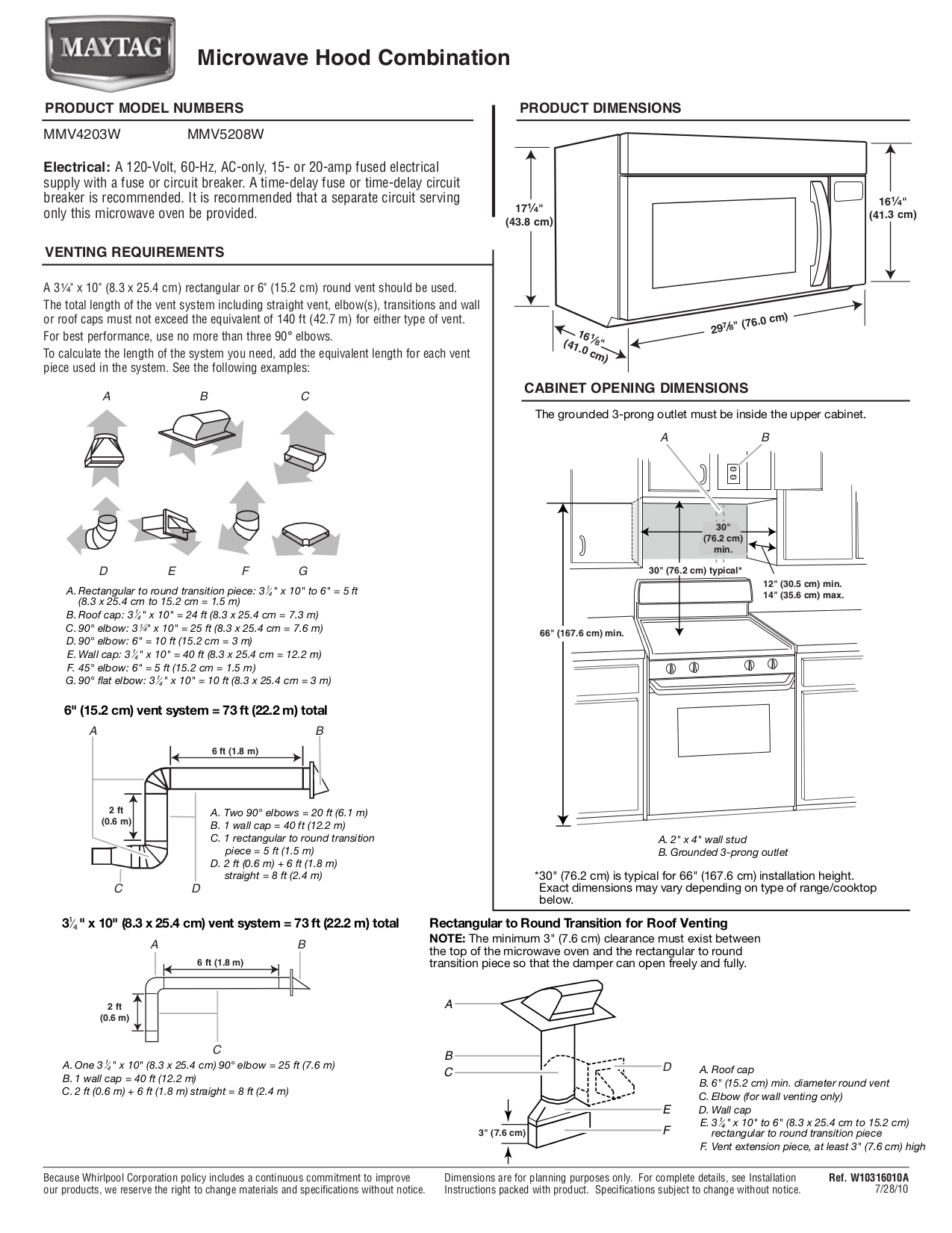 Download free pdf for Maytag MMV5208WS Microwave manual