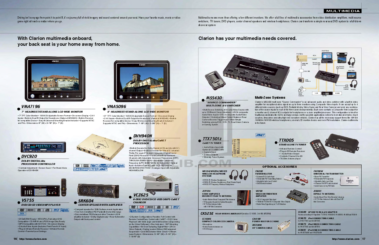 clarion cd player wi Array - pdf manual for clarion car video max675vd rh  umlib com