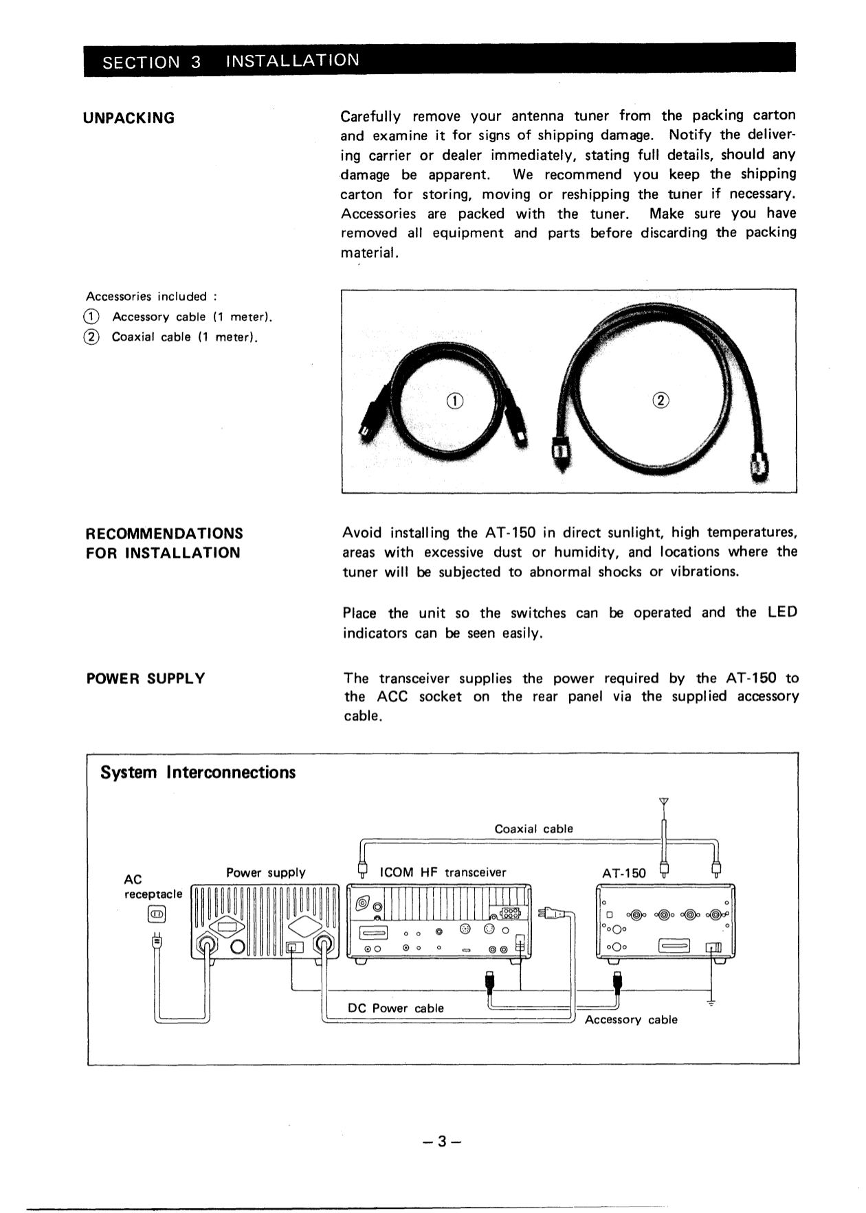 Pdf Manual For Icom Other At Antenna Tuner