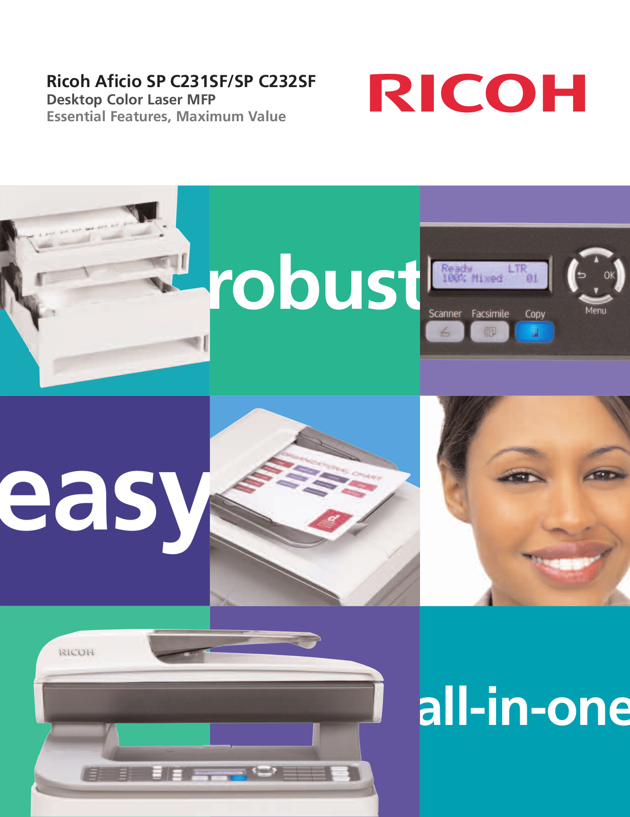 pdf for Ricoh Multifunction Printer Aficio SP C232SF manual