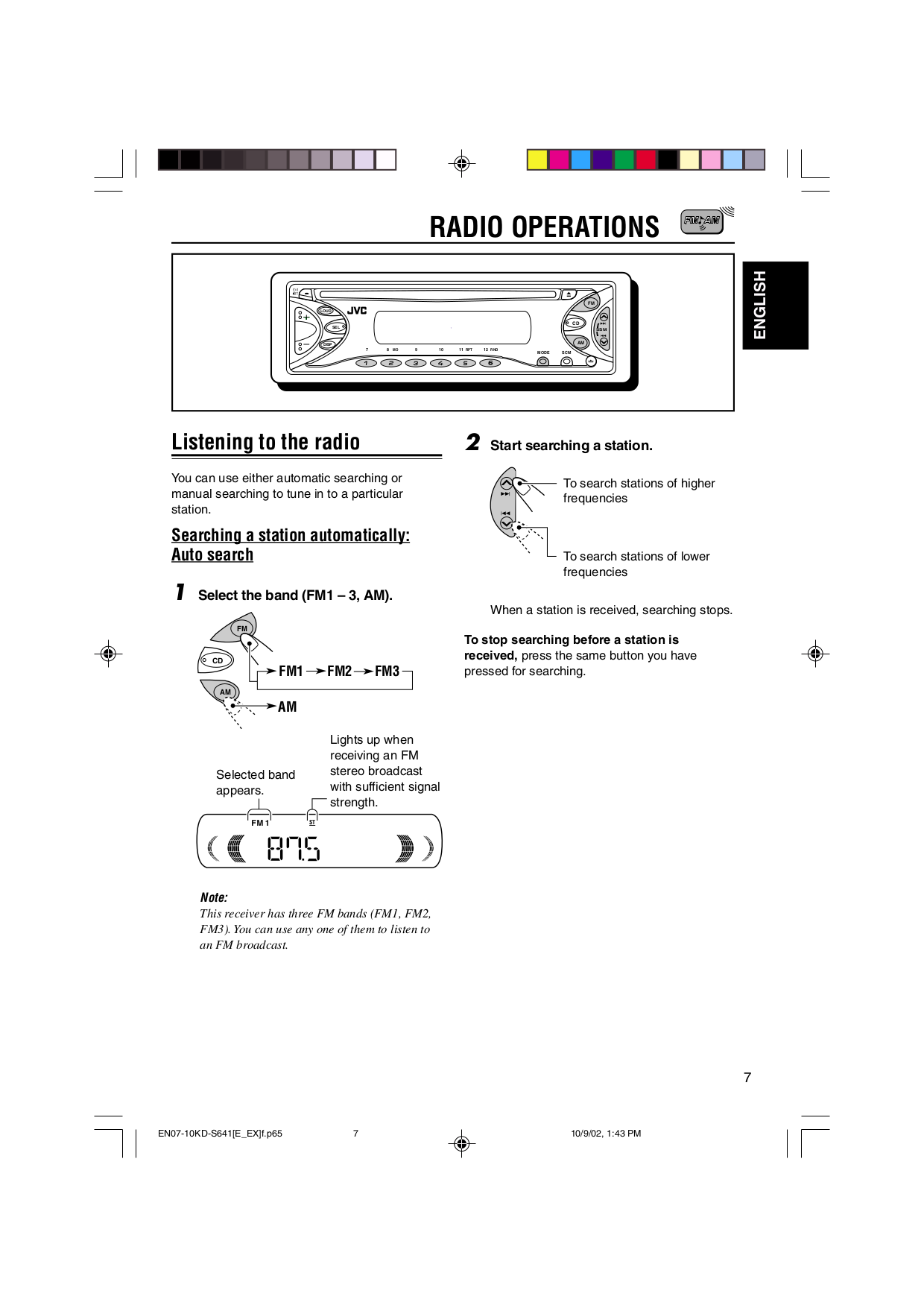 jvc kd s641 manual 641 for sale ioffer.