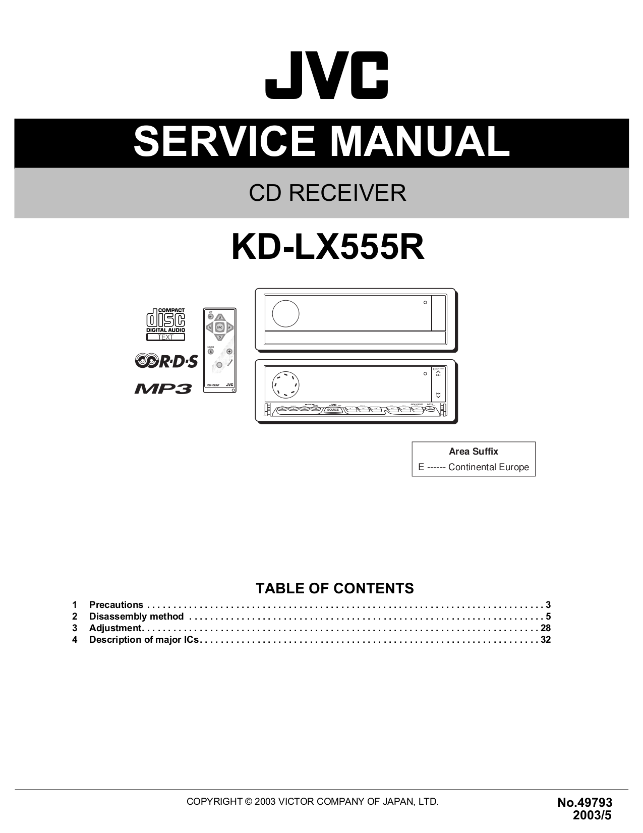 jvc kd s641 manual Download free pdf for jvc kd-s641 car receiver manual.