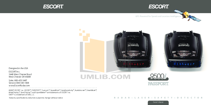 ESCORT PASSPORT 9500I MANUAL PDF