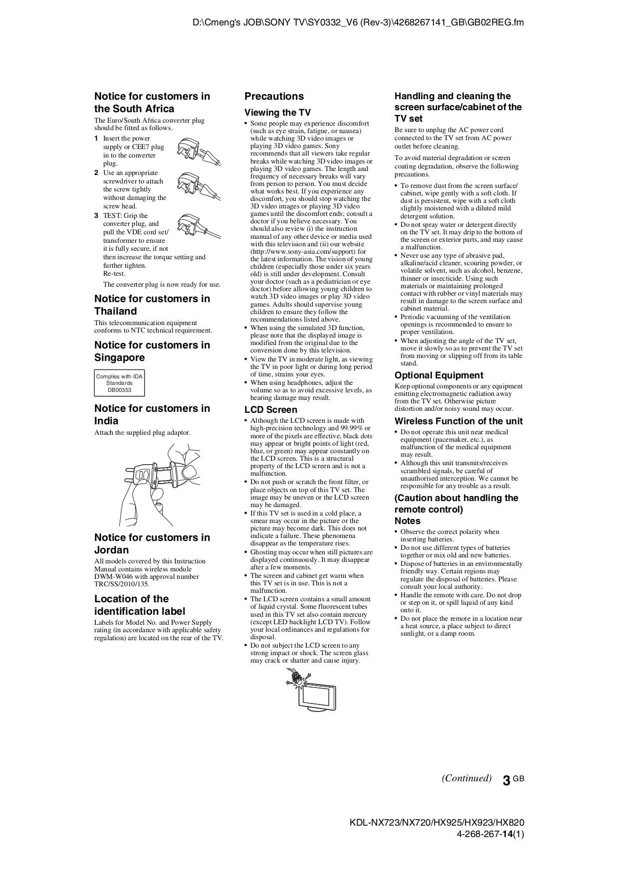 ... Array - pdf manual for sony tv bravia kdl 60nx720 rh umlib com