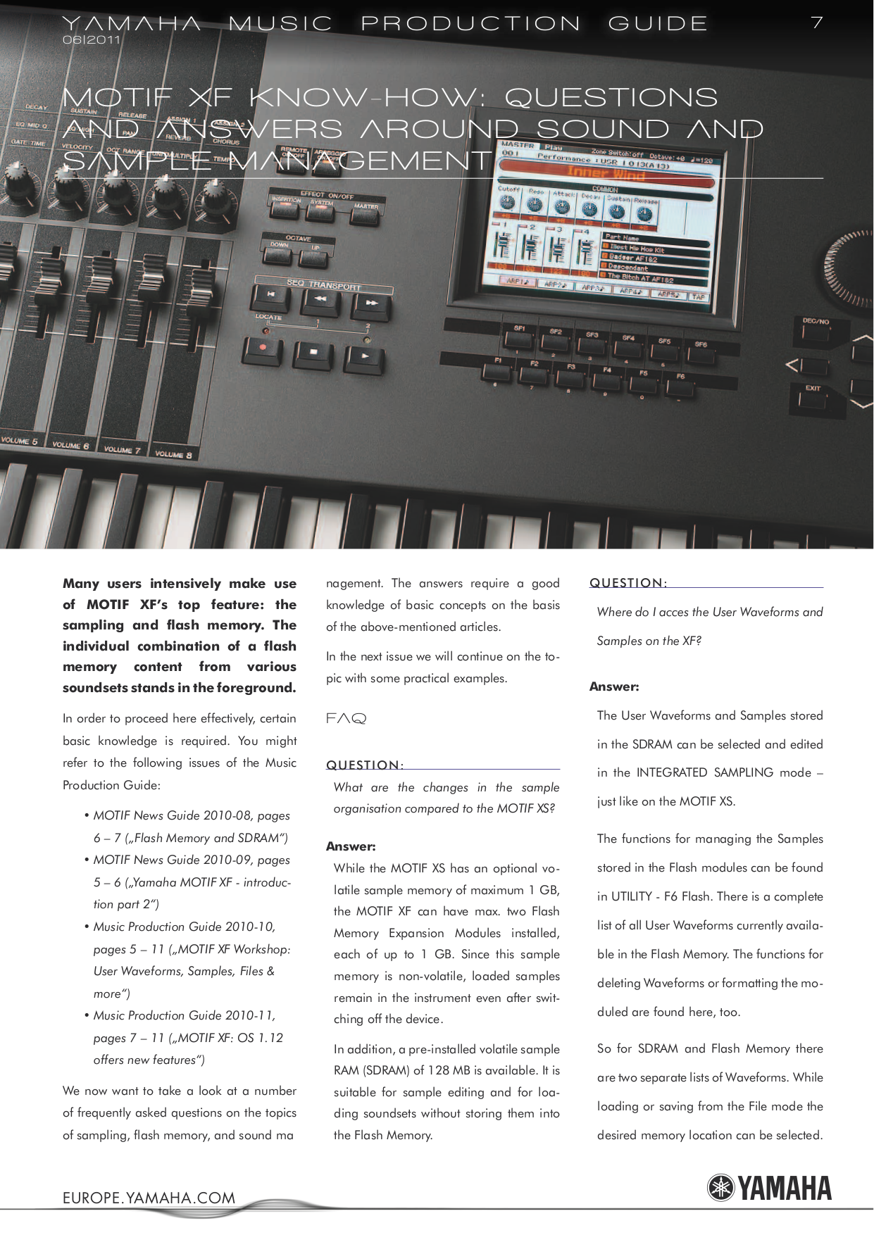 ... Yamaha Music Keyboard MM6 pdf page preview ...